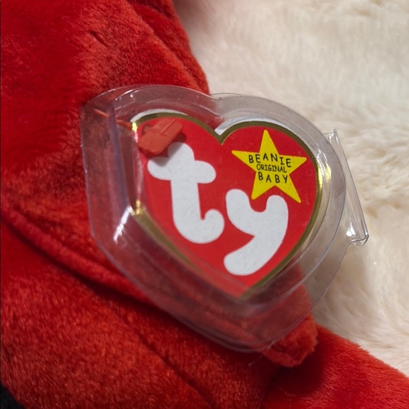 Ty Cardinal Plush with Fluffy Red Crest - Picture 4 of 4